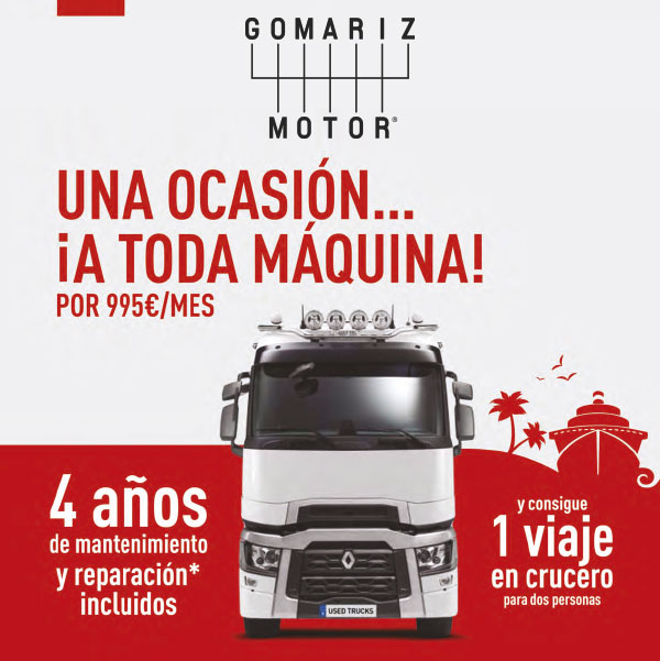 RENAULT TRUCKS LANZA NUEVA CAMPAÑA USED TRUCKS: CUOTA, FINANCIACIÓN Y MANTENIMIENTO RENAULT TRUCKS LANZA NUEVA CAMPAÑA USED TRUCKS: CUOTA, FINANCIACIÓN Y MANTENIMIENTO